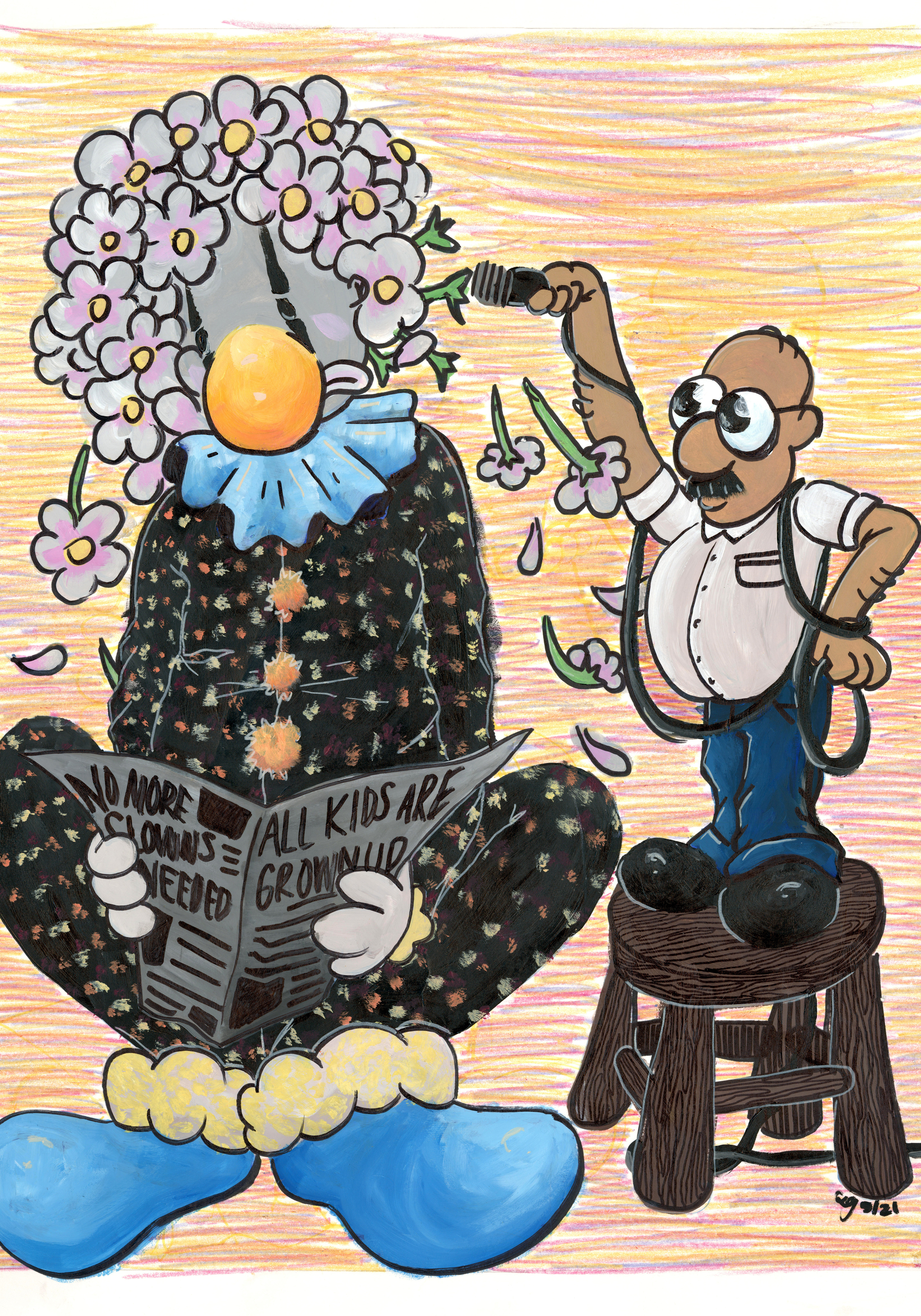 No More Clowns by Cashleigh Savannah Gruell